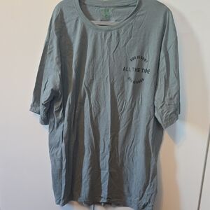 Casual Gray Graphic Tee for Men